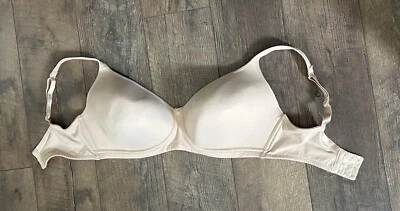 Essential Bodywear EBW Size 38F “Jacqueline” Bra Padded Wireless 3111 Buff/nude - Image 1 of 4