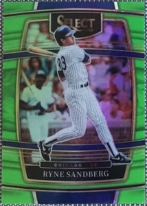 2022 Panini Select Ryne Sandberg GREEN PRIZM Concourse #d /99 RARE! / FREE SHIP