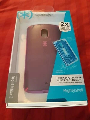 For Droid Maxx 2/Moto X Play Case Speck MightyShell Cover Purple/Pink/Revolution - Image 1 of 3