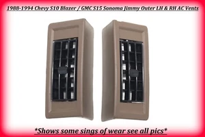1988-1994 Chevy S10 Blazer/GMC S15 Sonoma Jimmy Outer LH & RH A/C AC Vents OEM - Picture 1 of 10