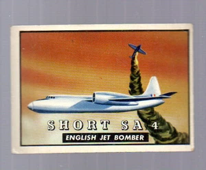 Wings (1953) - Tarjeta # 134 - TOPPS - Inglés SHORT SA 4 - Imagen 1 de 2