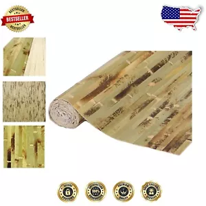 Tropical Tortoise Green Bamboo Wall Decor - Striped Wainscoting for Any Space - Picture 1 of 7