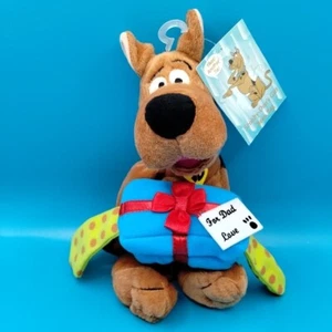 Vtg Scooby Doo Father's Day Gift For Dad Bean Bag Plush Yikes Another Tie - Picture 1 of 16
