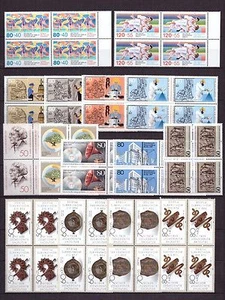 U0091) GERMANY BERLIN FANTASTIC LOT BLOCKS OF FOUR MNH 777-778, 780-783......... - Picture 1 of 1