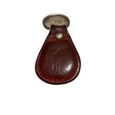 Polo Ralph Lauren Key Chain, Key Ring, Key Fob "SIGNATURE LEATHER PONY vintage