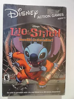 Lilo & Stitch: Trouble in Paradise (PC, 2002) CD Rom Windows NEW SEALED - Image 1 of 4
