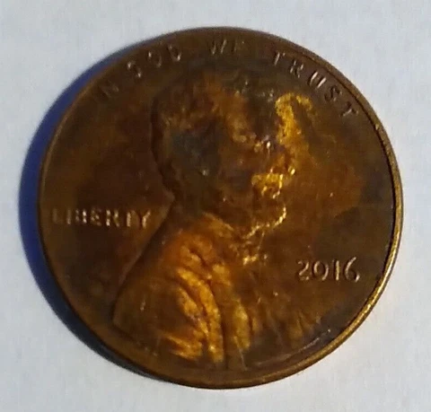 2016 Lincoln Penny NMM - error coin Cover