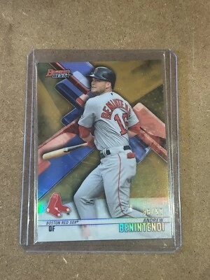 2018 Bowman's Best Gold Refractor /50 Andrew Benintendi #22 B3 - Image 1 of 2