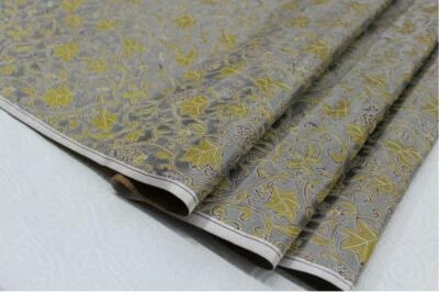 Faux Silk Brocade (Whirligig Paisley) Jacquard Damask Kimono Fabric Material*BA5 - Image 1 of 4