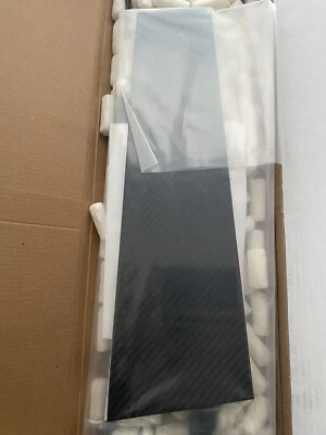 BMW E46 M3 2001-2006 fibra de carbono pilar B cubierta embellecedor NUEVO Foto 1 de 4