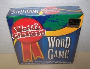 New Barnes & Noble Exclusive World's Greatest! Word Game - Algonquin Games - Picture 1 of 1