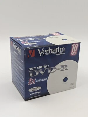 Verbatim DVD-R 4.7GB 120mins x9 8x Speed Sealed Discs - Image 1 of 3
