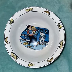 Suske En Wiske bowls Eschenbach porcelain 2000 Unique Food Delivery - Picture 1 of 4