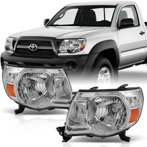 2005-2011 Toyota Tacoma Pickup Truck Headlights Headlamps 05-11 Driver + Passeng - Picture 1 of 3