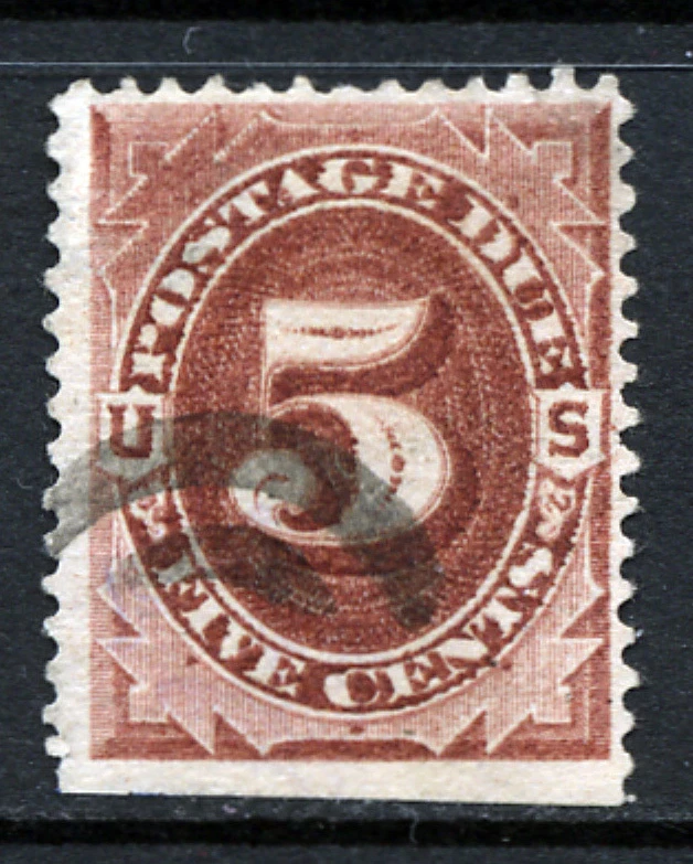 Bigjake: J18, 5 cent Red Brown Postage Due - Image 1 of 1