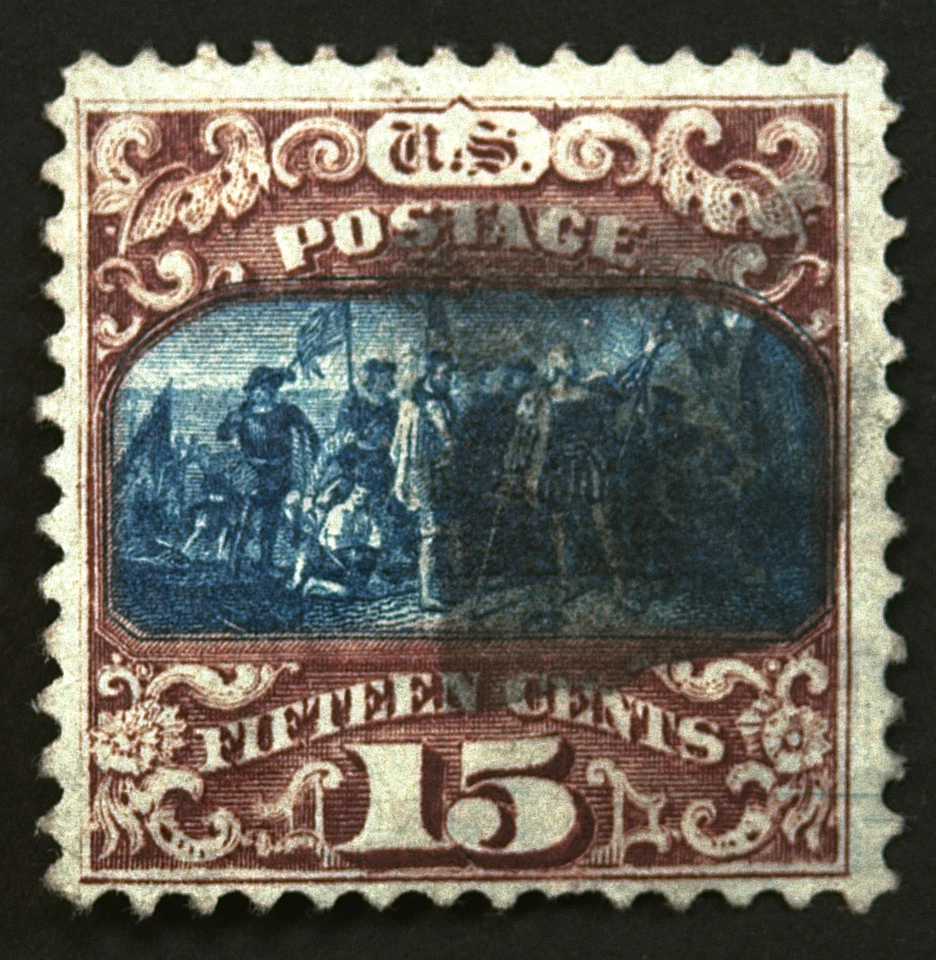 #119 15c  Brown & Blue 1869 VF-XF Used Beauty  - Image 1 of 1