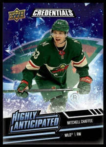 2022-23 Upper Deck Credentials Mitchell Chaffee #HA-38 Highly Anticipated - Picture 1 of 2