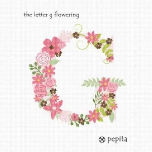 The Letter G Flowering Needlepoint Kit or Canvas - Picture 1 of 2