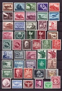 P292) Collection Third Reich Hitler Nazi WWII LOT MINT NEVER HINGED MNH, 1240 - Picture 1 of 1
