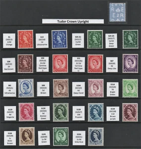 SG515-531 Tudor Crown watermark Wildings set (MNH) - Picture 1 of 3