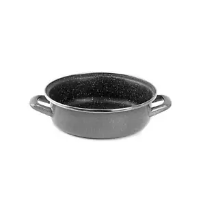 Servierpfanne 20 cm Stahl Emaille Antihaft Pfanne Schmorkasserolle aus Spanien - Bild 1 von 5