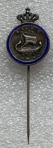 Insignia prendedor vintage muy rara FEDERACIÓN VELERO REAL GRECIA B.I.O.E. esmalte - Imagen 1 de 2