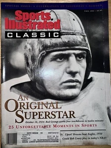 Sports Illustrated 1991 Unvergessliche Momente Red Grange Sonderausgabe - Bild 1 von 8