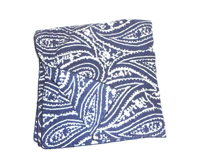 CHAPS ALLISTAR BLUE & WHITE PAISLEY MEDALLION (1) EURO PILLOW SHAM 26 X 26 - Image 1 of 4