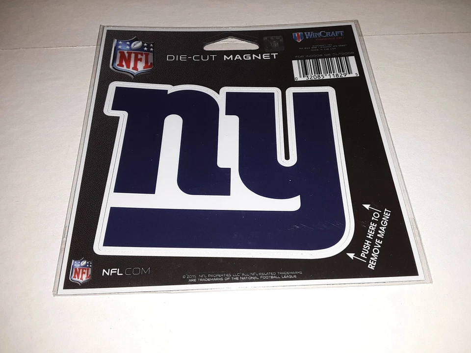 NFL New York Giants 2 Pack Appro inch Auto Magnet Die-Cut by WinCraft