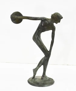 Discus Thrower Athlete Bronze figurine sculpture - Olympic Games - Discobolus - Picture 1 of 5
