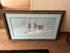IMAGEN DE COLECCIÓN GRANDE FIRMADA LEE JOSHUA TRAIL OF TEARS Y ENVÍO GRATUITO - Imagen 1 de 10