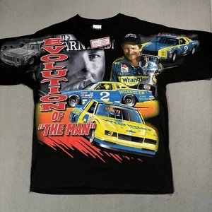 Dale Earnhardt Nascar Vintage 90s All Over Print AOP Chase Authentics T Shirt XL - Picture 1 of 16