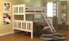 TRIPLE BUNK BED SLEEPER PINE WOODEN FRAME 3FT SINGLE 4FT SMALL DOUBLE