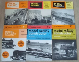 1961/62/64 Model Railway Constructor Magazine 6 Issues - Picture 1 of 1