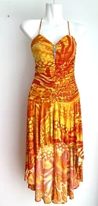 SOMMERKLEID COCKTAILKLEID STRANDKLEID ABIKLEID PARTYKLEID ORANGE Gr.40 NEU €129 - Bild 1 von 4