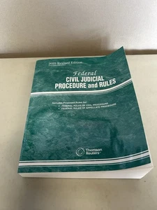 Federal Civil Judicial Procedure and Rules 2025 Revised Ed. Thomson Reuters - Picture 1 of 8