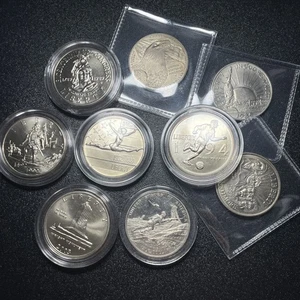 9 Modern Commemorative Half Dollars All Different Designs Mostly Denver Minted - Picture 1 of 7