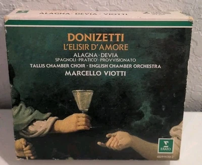 Donizetti L'elisir D'amore (2-CD box set & booklet) Voitti Alagna Devia B31 - Image 1 of 2