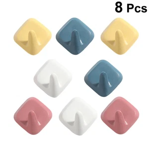 8 PIEZAS Gancho Adhesivo Fuerte Ganchos de Pared Extraíbles Montaje Adhesivo Colgador - Imagen 1 de 12