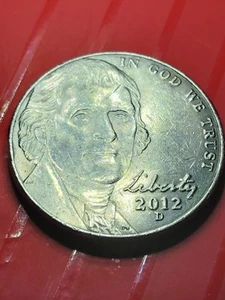2012-D Jefferson Monticello Nickel Rare Strong Double Die Reverse - Picture 1 of 20