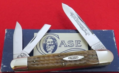 Cuchillo Case XX Clásico Whittler Maíz Mazorca Hueso de Miel Caja Original y Certificado de Autenticidad Sin Reserva Foto 1 de 4