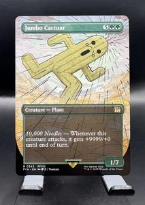 Jumbo Cactuar R 0343 Borderless Final Fantas Mtg Near Mint - Bild 1 von 2