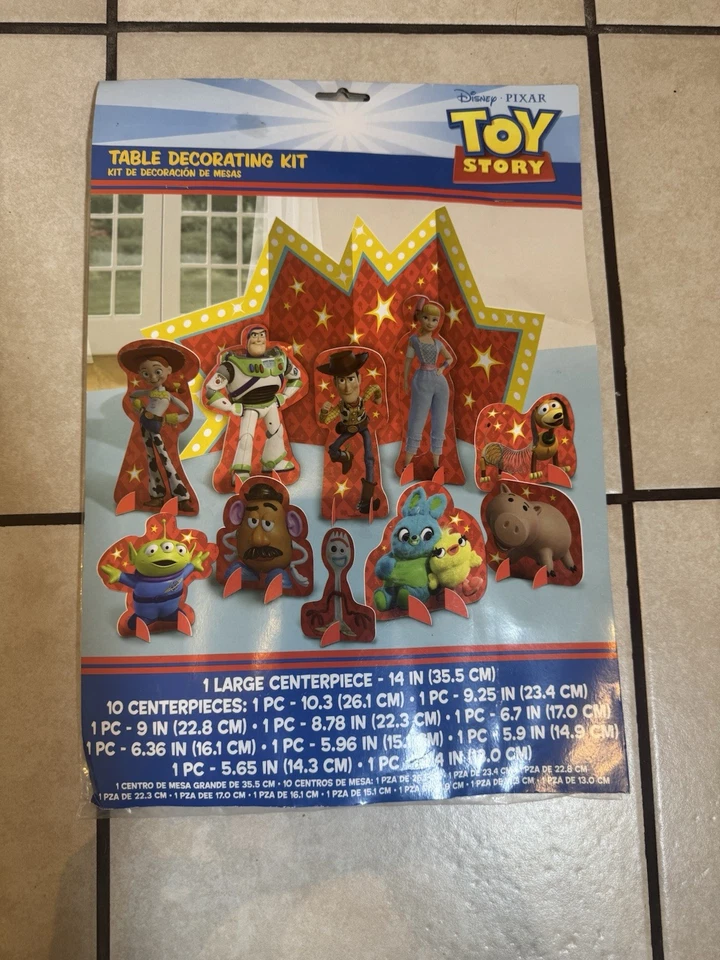 Kit Decoración Mesa Toy Story Disney Pixar Nuevo Precintado Foto 1 de 3