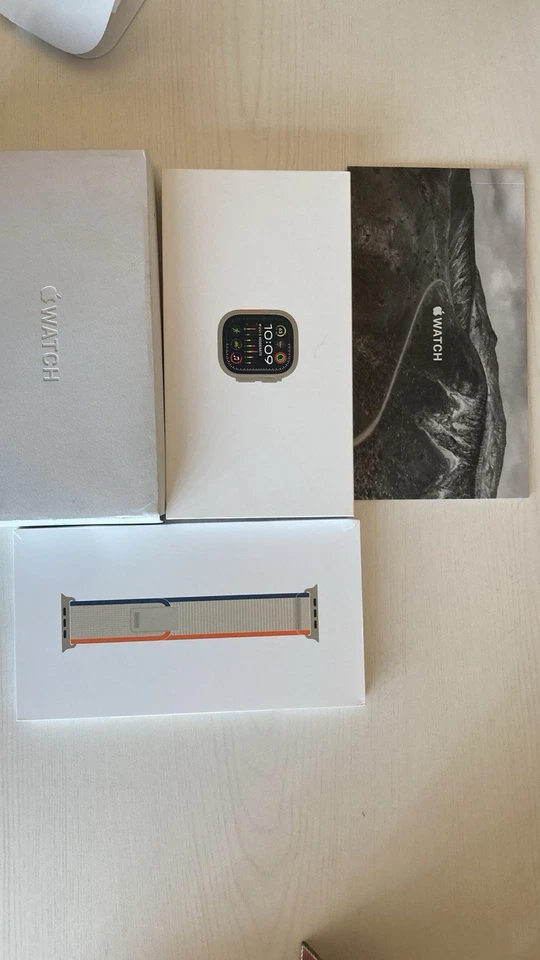 Apple Ultra 2 Smart Watch 49mm Waterproof GPS Cellular With Blue + Orange Strap - Image 1 of 2