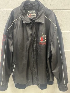 Giacca di pelle vintage da uomo Wilson’s, taglia XXL, Dale Earnhardt, Legacy, Chase - Foto 1 di 19