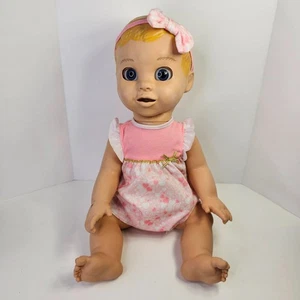 Luvabella Interactive Baby Doll Tested Blonde Talks Moves Original Outfit - Picture 1 of 14
