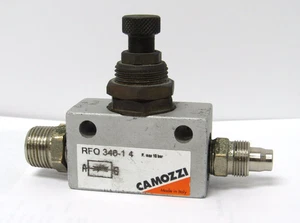 CAMOZZI RFO 346-1 4 P MAX 10 BAR 2-WAY VALVE 1/4" - Picture 1 of 1