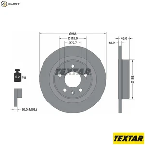 2x BRAKE DISC 92314603 FOR HOLDEN CHEVROLET VAUXHALL INSIGNIA/Mk/II  OPEL - Picture 1 of 9