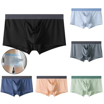 High Quality Sport Boxer Shorts with Separate Ball Pouch for Men's Comfort - Image 1 of 4