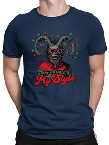 Don't Kramp My Style Suéter Humor Oscuro Navidad Hombre Camiseta - Imagen 1 de 13